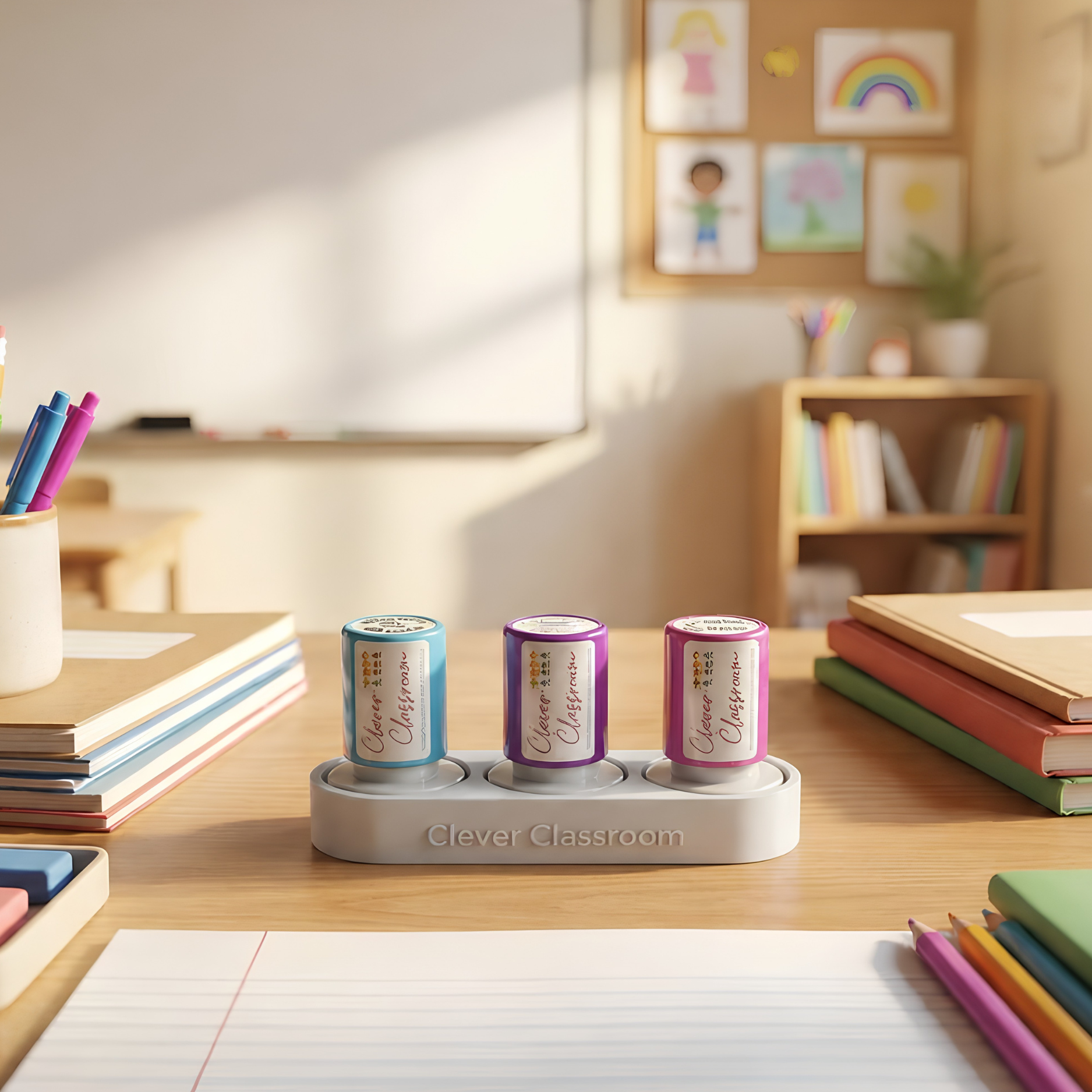 Three Stamp Holder