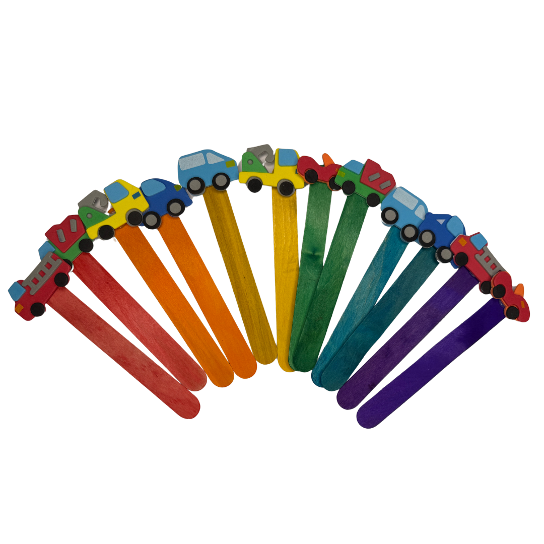 Cars - Finger Spacer Sticks 12 Pack