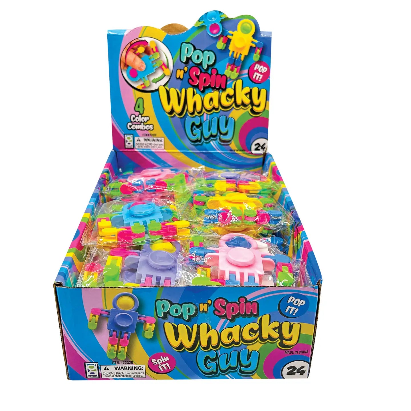 Wacky Pop Guy Fidget Spinner Toy