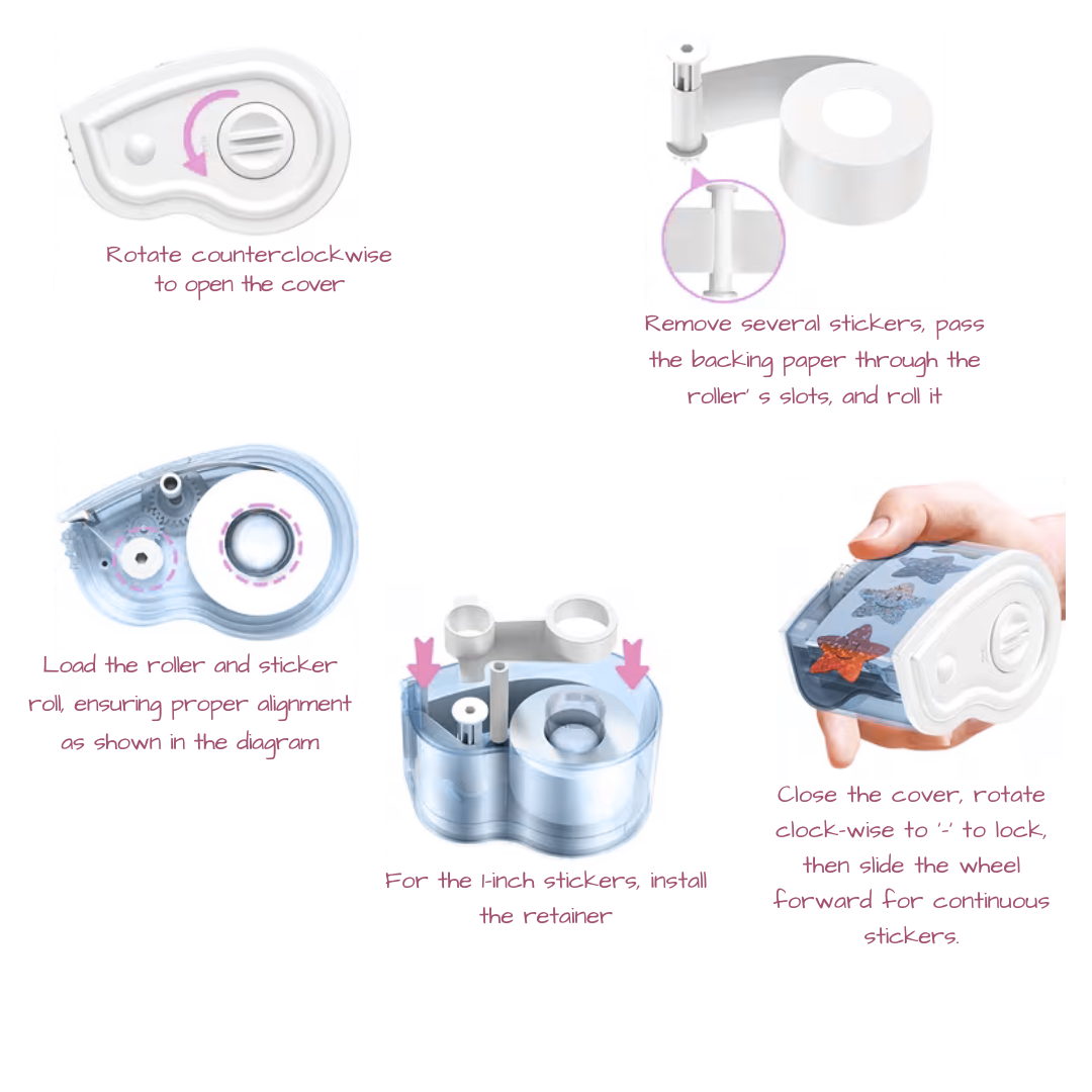 NEW!! Essential Sticker Roller - Sticker dispenser