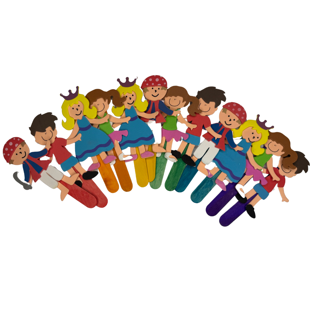 Characters - Finger Spacer Sticks 12 Pack
