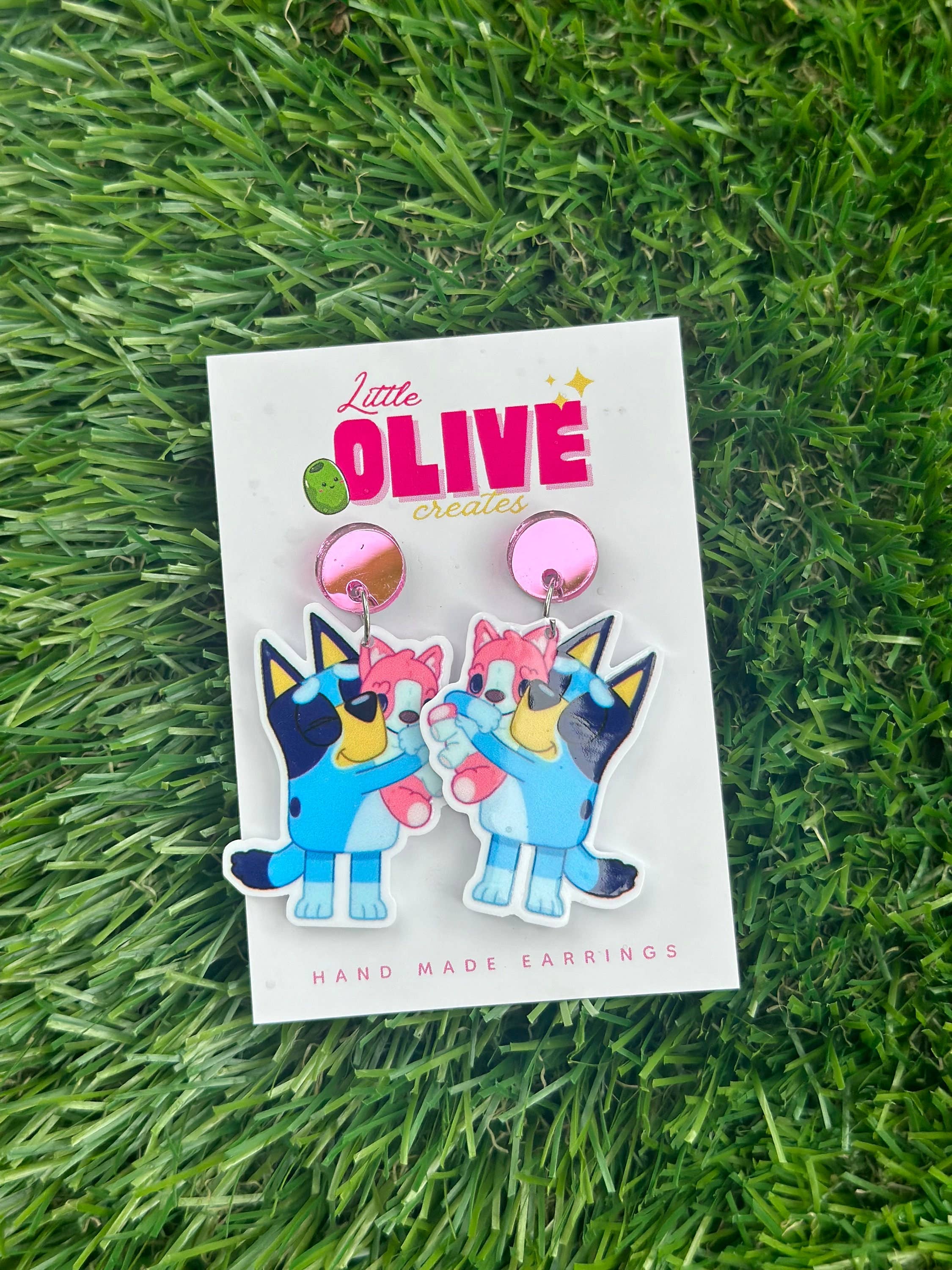 Bluey Dangle Earrings