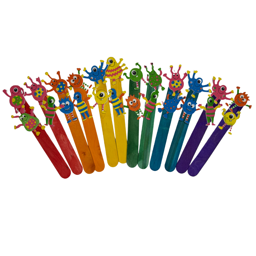 Monsters - Finger Spacer Sticks 12 Pack