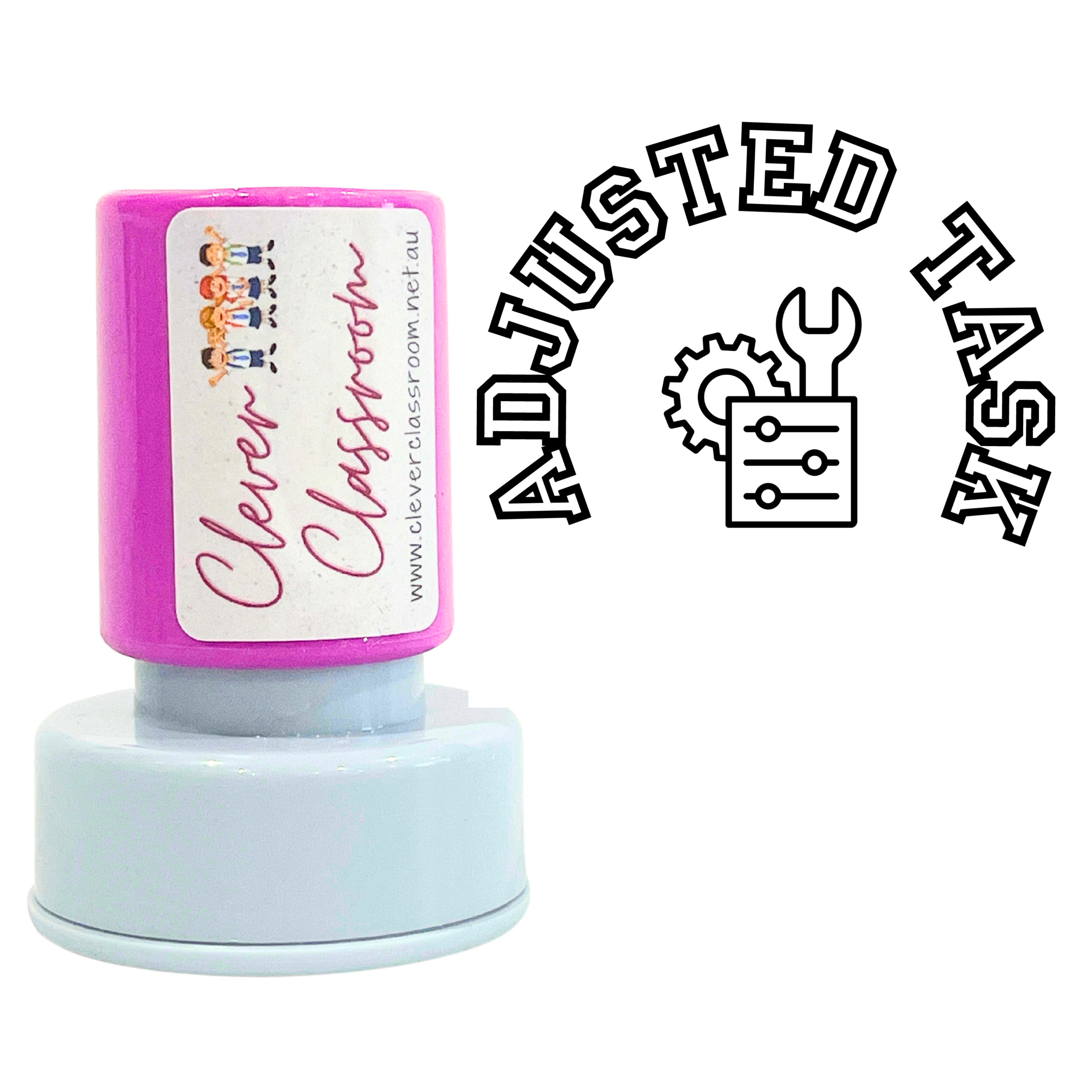 Adjusted task Teacher Stamp 30mm round
