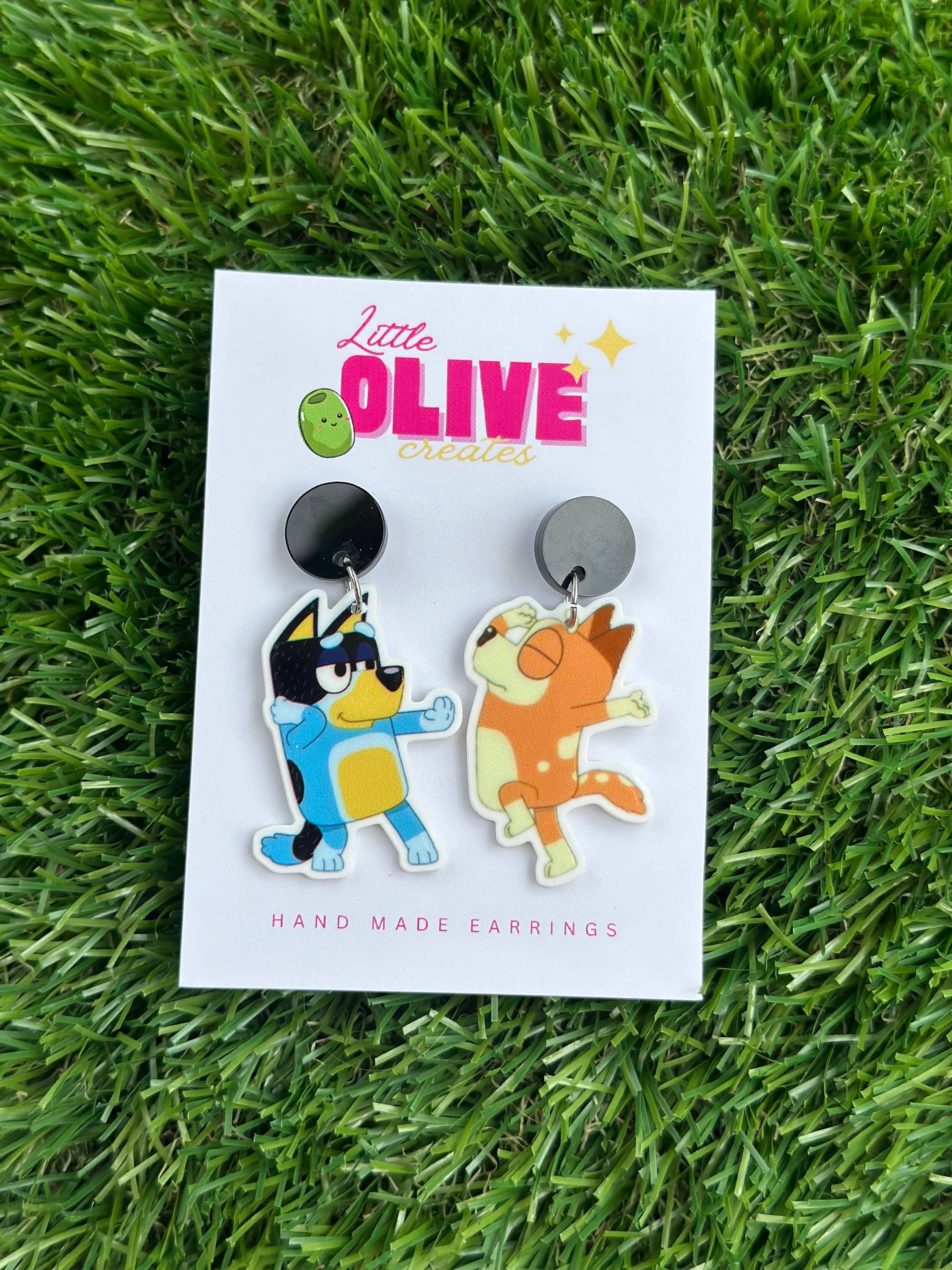 Bluey Dangle Earrings