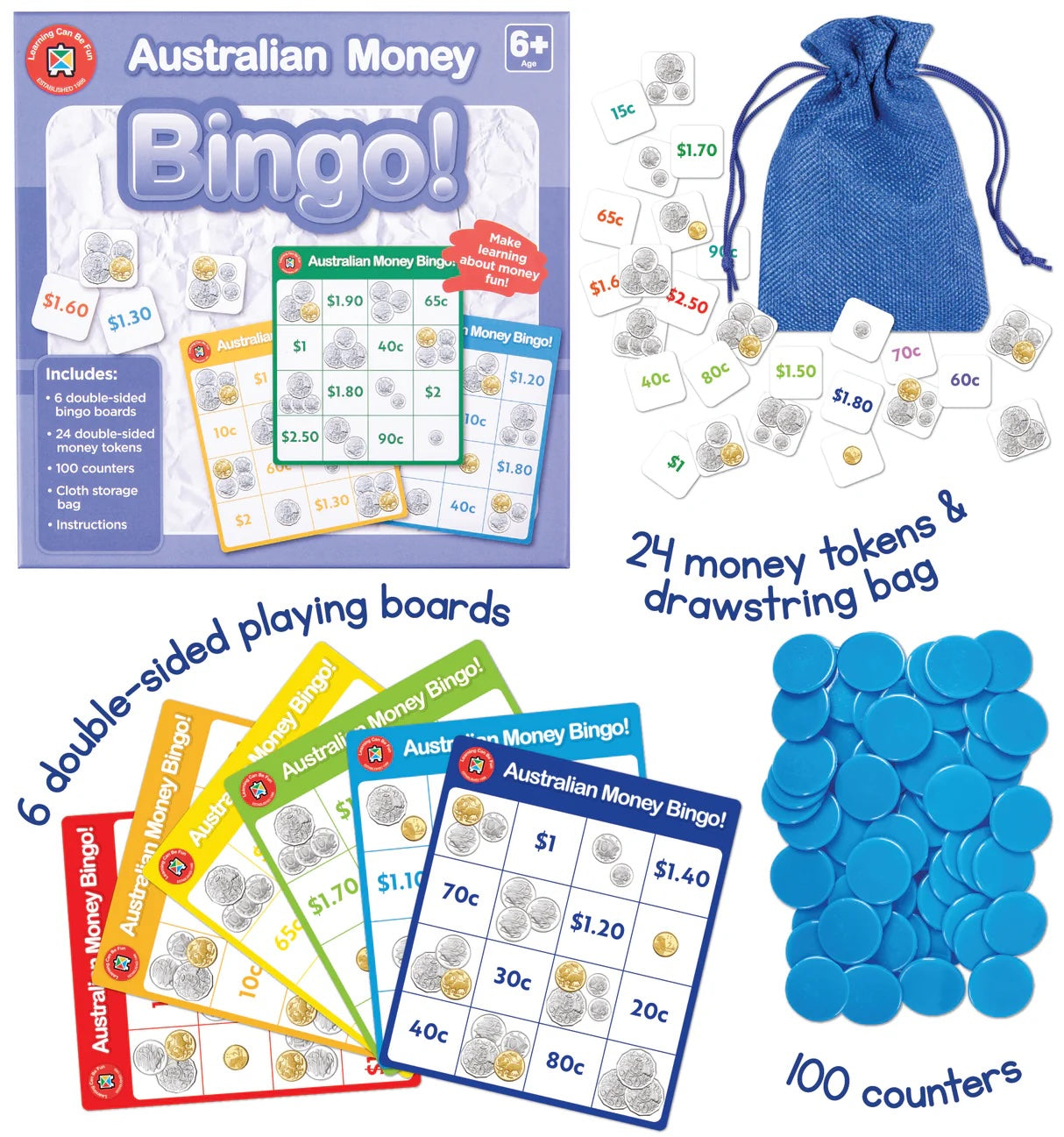 Australian Money Bingo