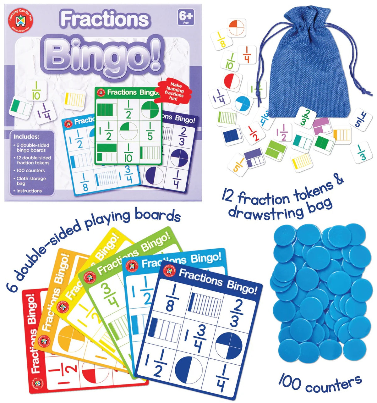 Fractions Bingo