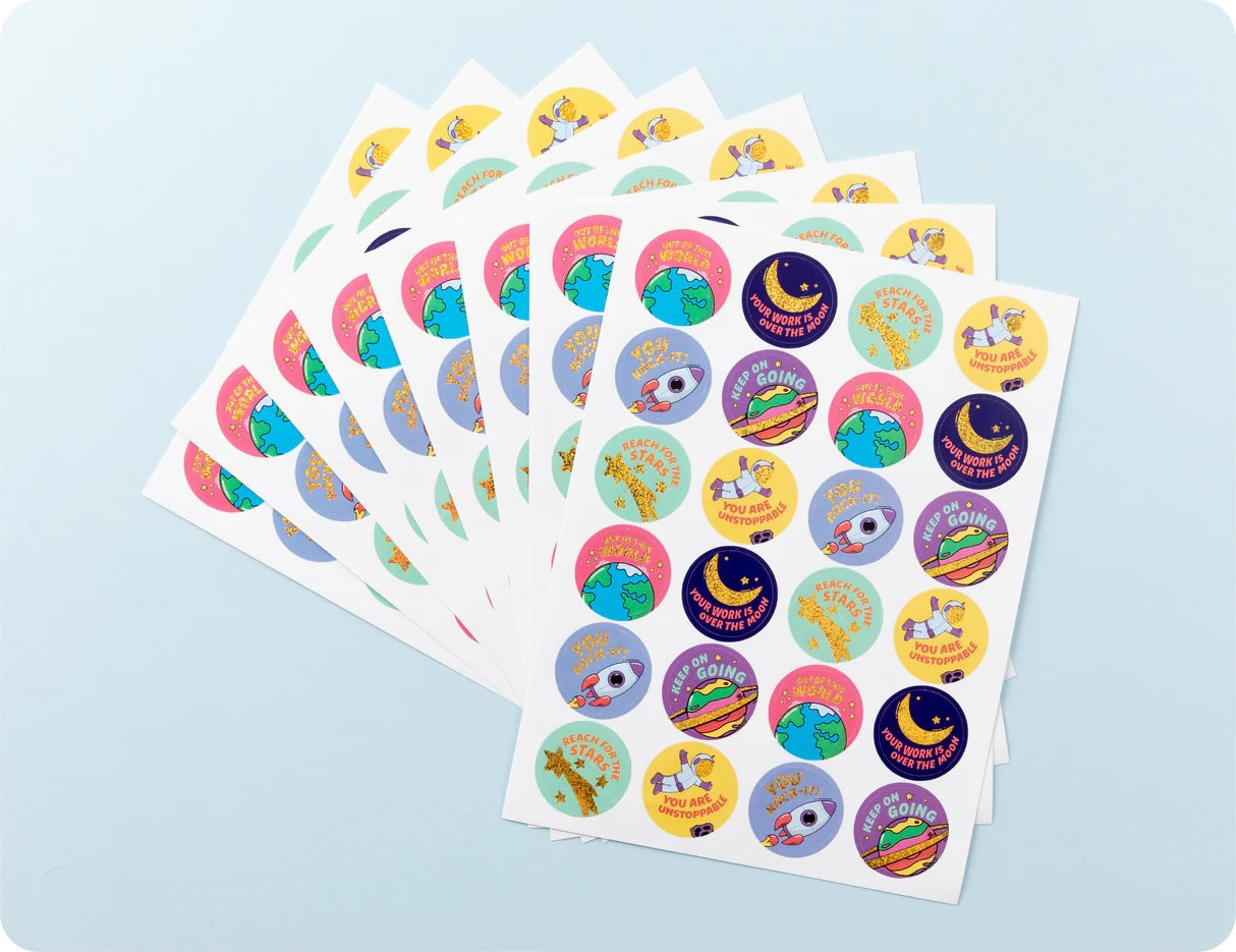 Galactic Greatness Merit Stickers