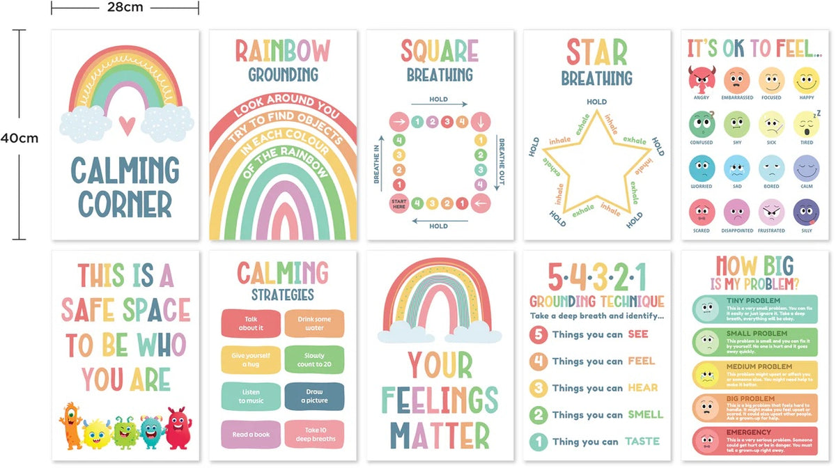 Giggle & Grow Calming Corner Poster Set