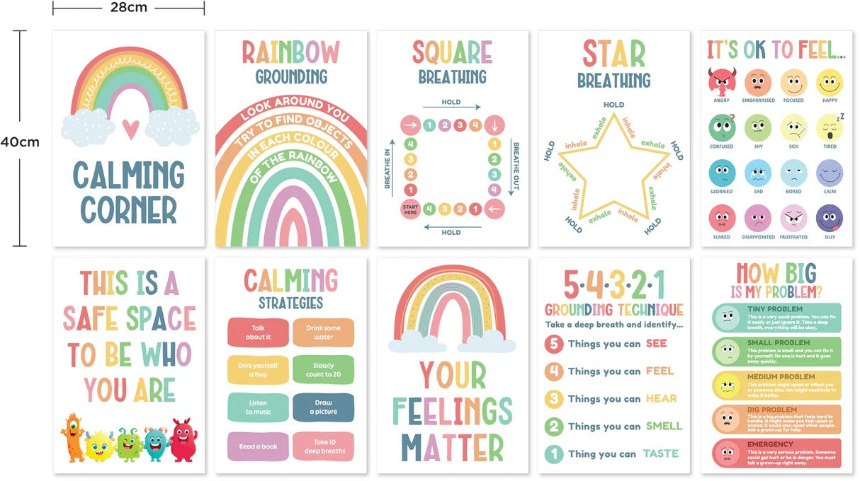 Giggle & Grow Calming Corner Poster Set