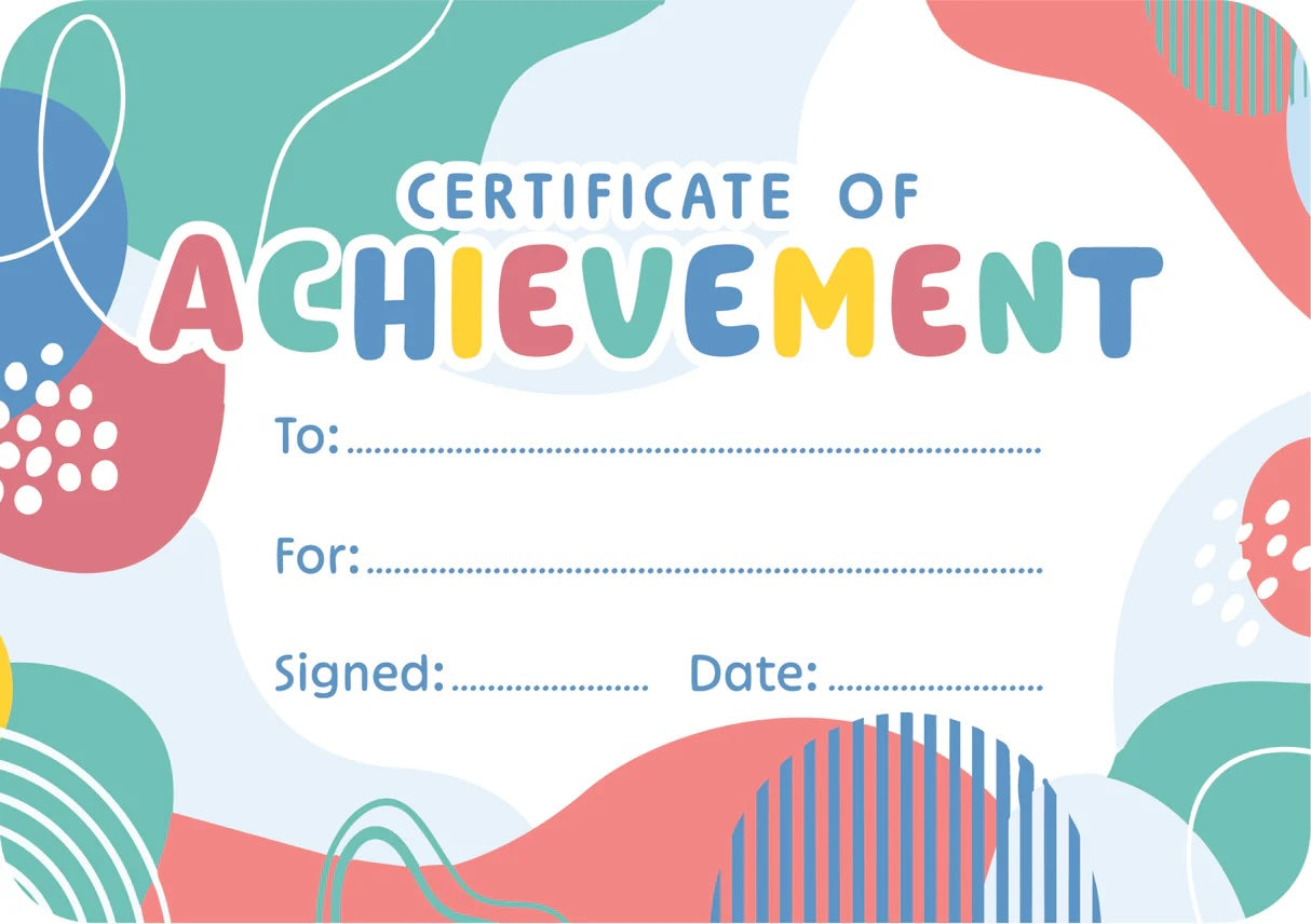 Growing Minds Achievement Certificates