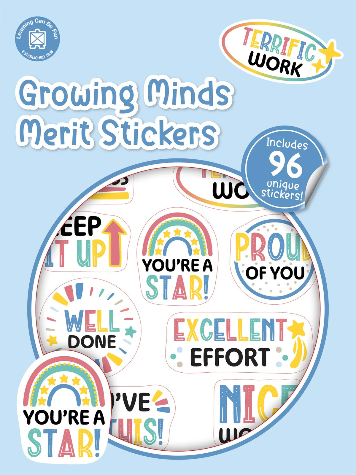 Growing Minds Merit Sticker Book