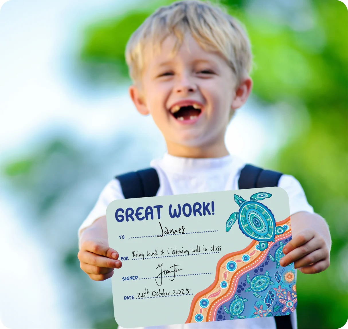 Ocean Country Great Work Certificates