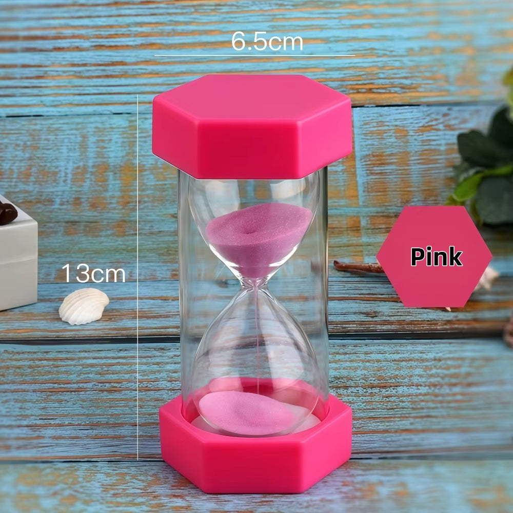NEW Set of 6 Large Sand Timers - 1 min, 2 min, 3 min, 5 min, 10 min, 15 min