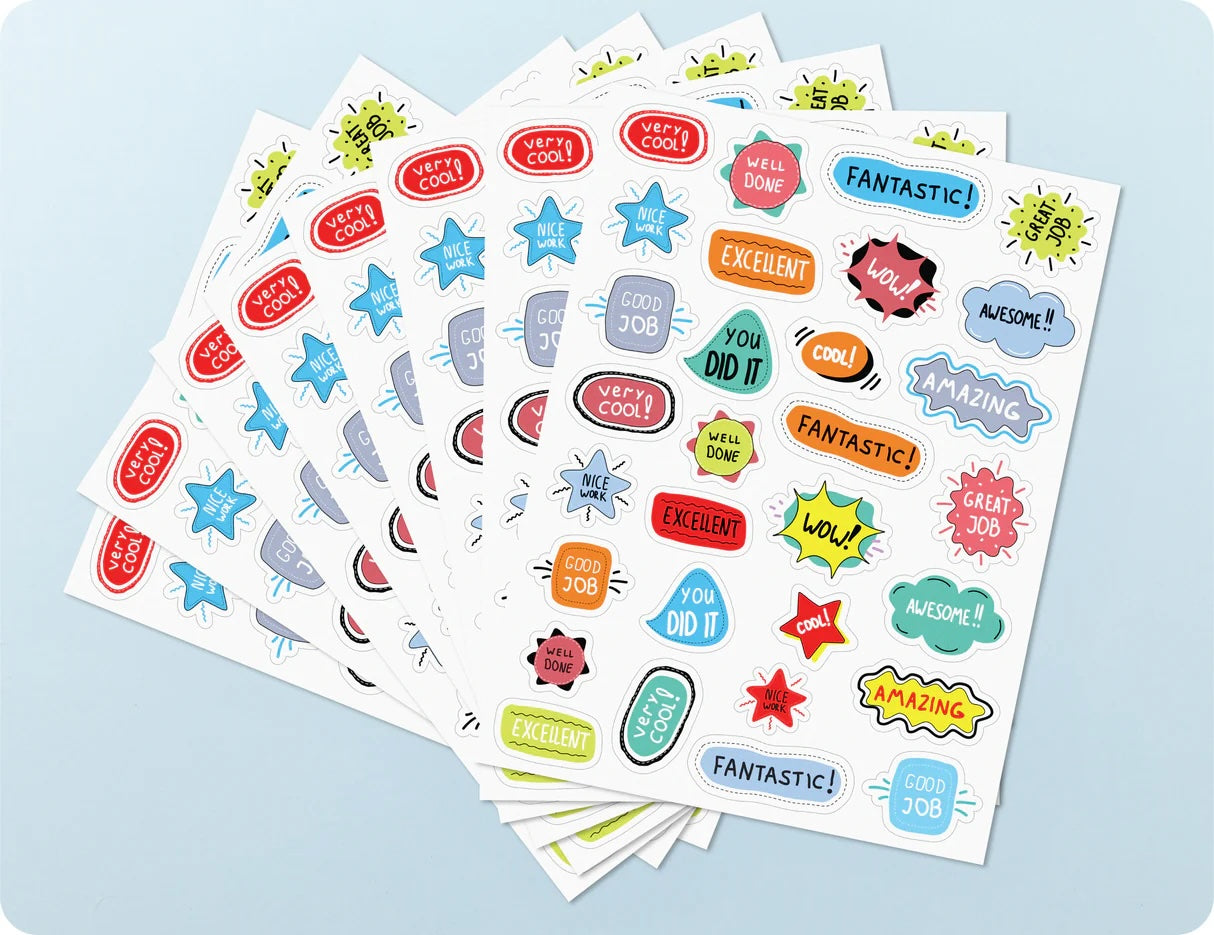 Pop of Praise Retro Merit Sticker Book