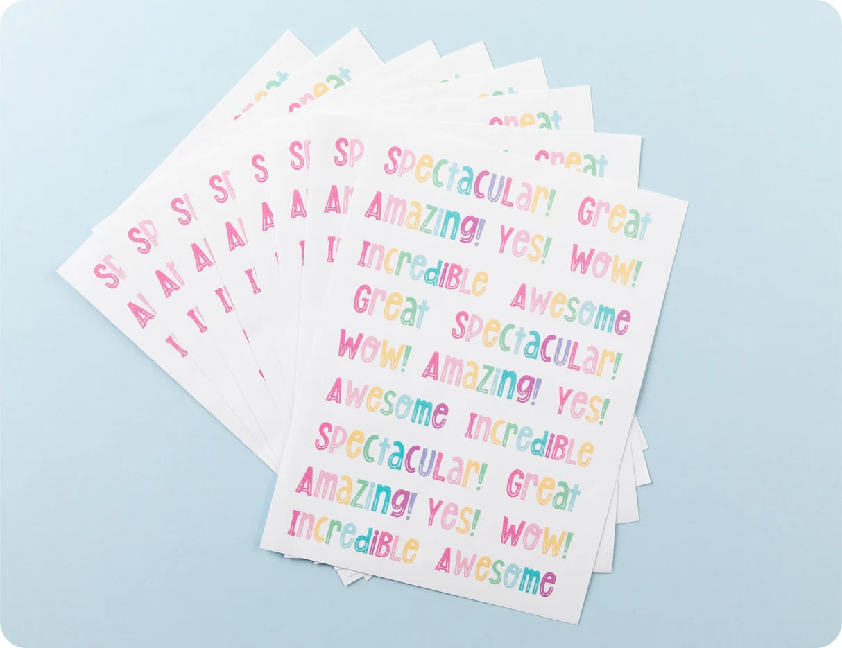 Rainbow Shoutouts Merit Sticker Book