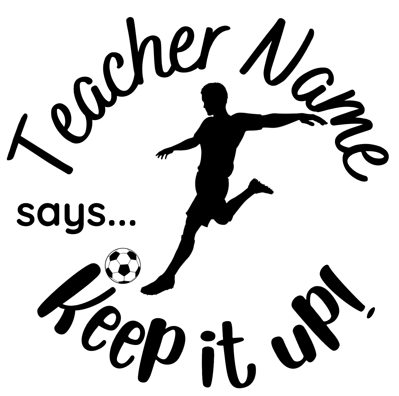 Goals Stamp Set - 3 x Teacher Stamps 30mm