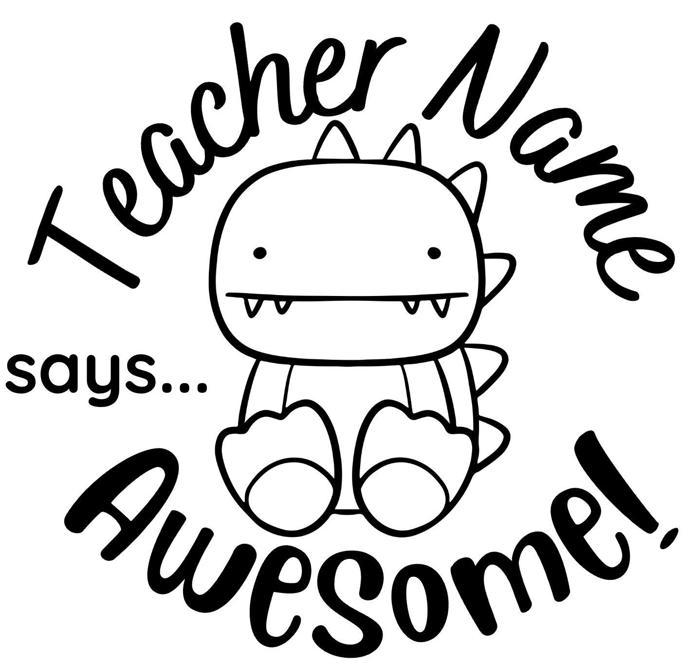 Cute Animals Stamp Set - 3 x Teacher Stamps 30mm