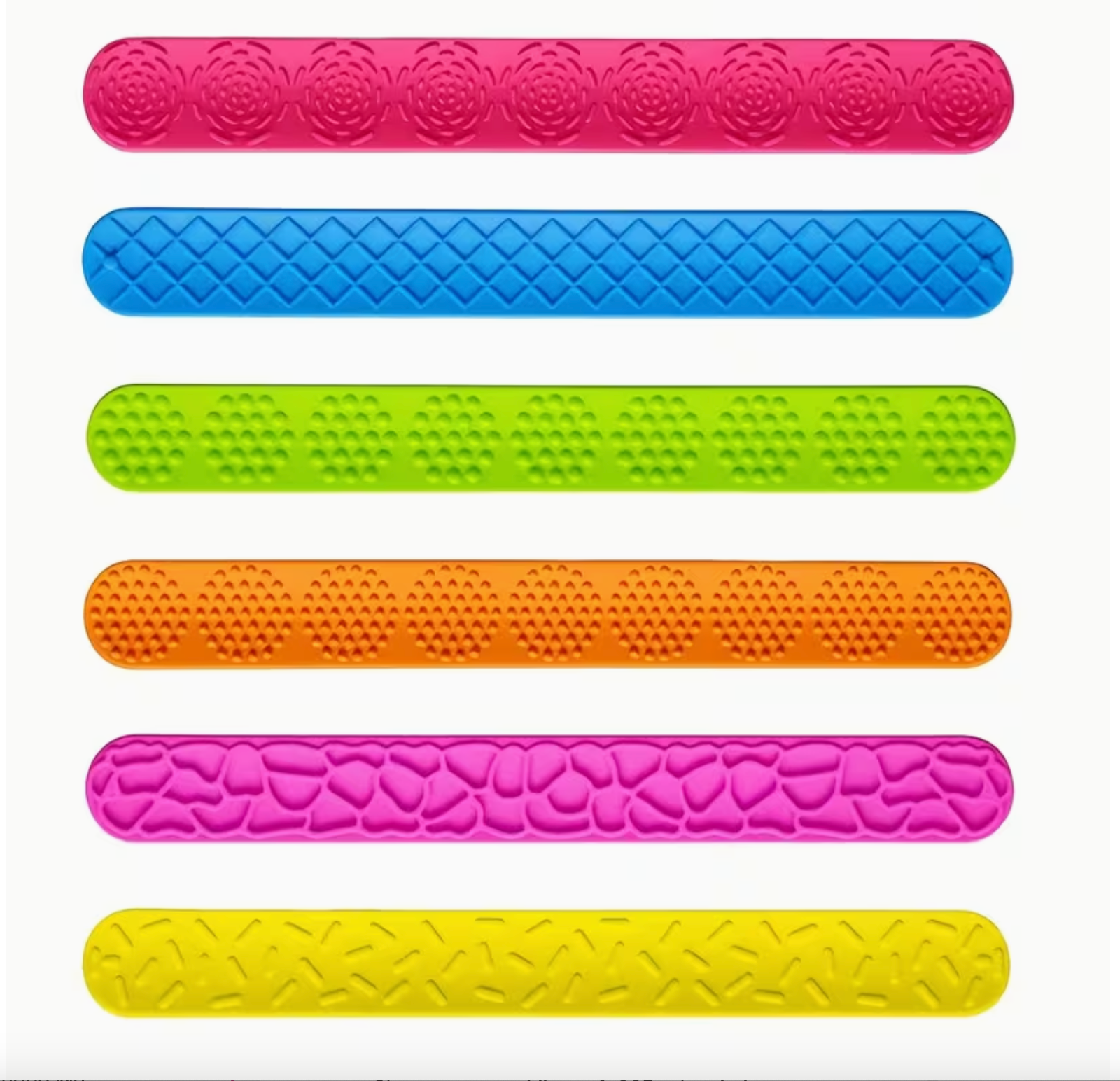 Sensory Slap Bracelets 6 Pack - Sensory Tools