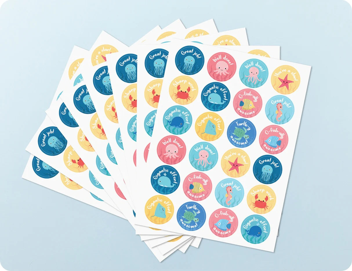 Sea of Success Merit Sticker Book