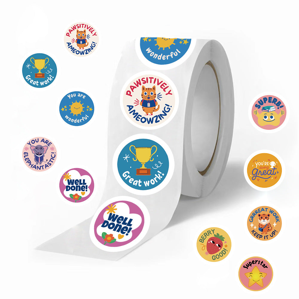 You are Wonderful Stickers 500 on a roll
