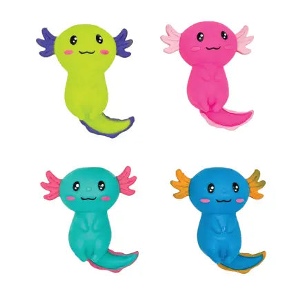 NEW!! 4 Pack Squishable Axolotyl