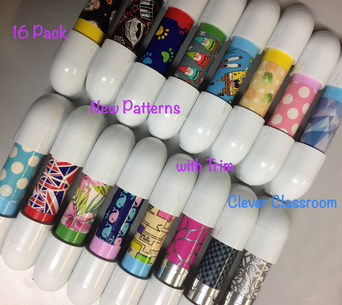 20 Pack Assorted Colours Whisper Phones - Phonic Phones - Reading Phones VCOP Classroom Resource fun at home