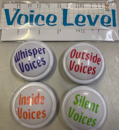 IN STOCK!! - Voice Level Board Display - Tap / Touch / Push Lights - For Classroom Use.