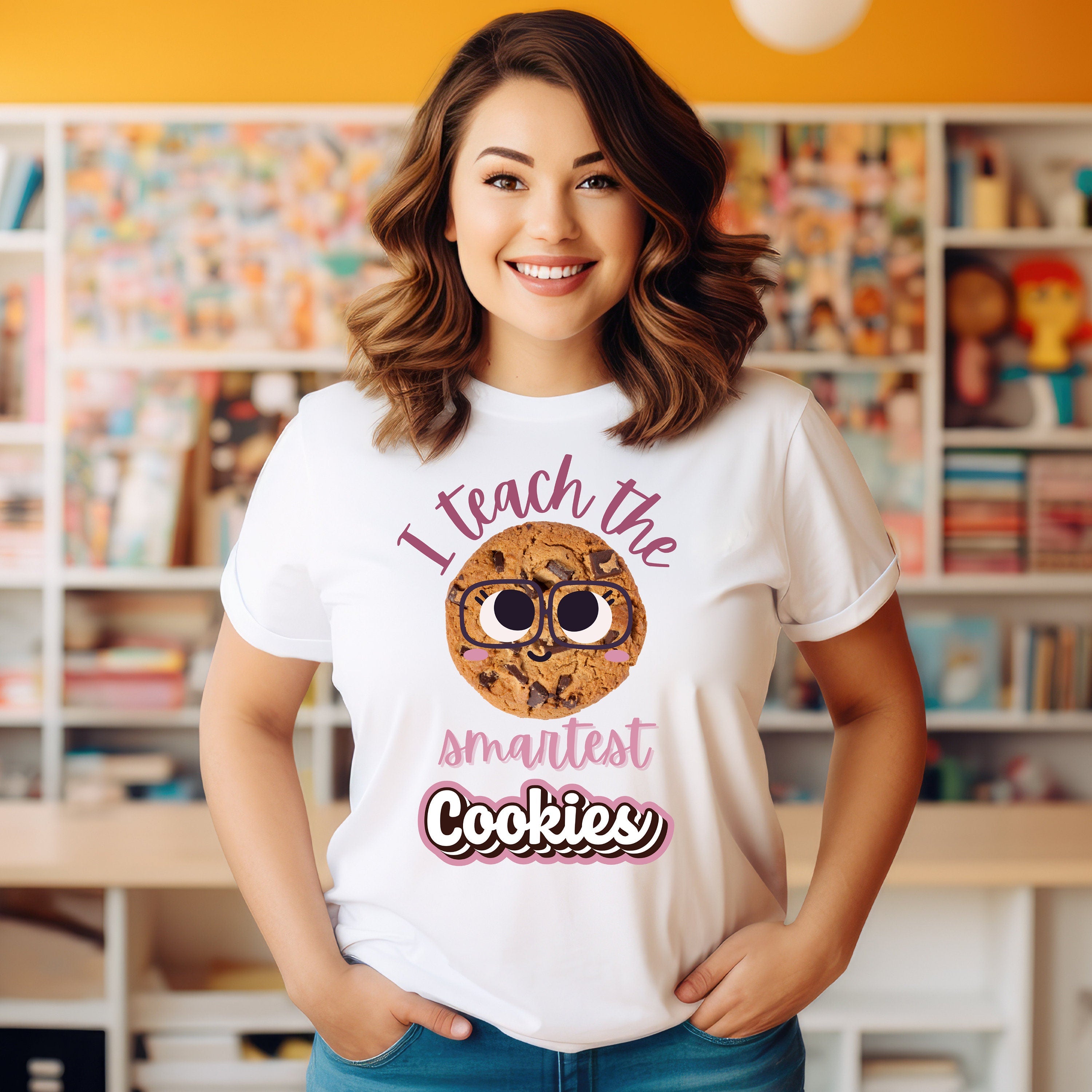 Teacher T-shirt - I teach the smartest cookies
