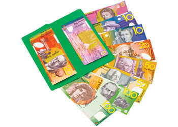 Australian Money Pack - notes and coins