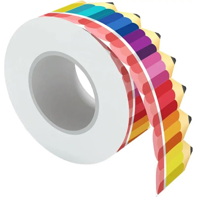 Pencils Adhesive Classroom Border Roll
