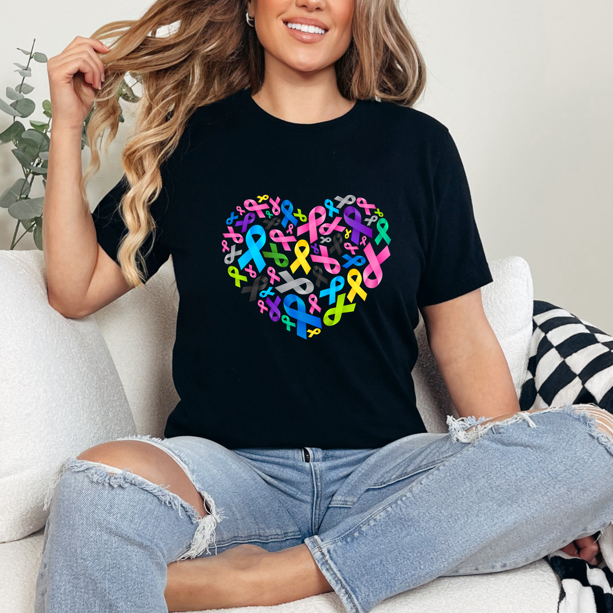 Ribbons Teacher T-shirt