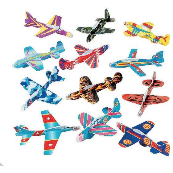cleverclassroom-net-au - 24 Pack Foam Gliders - Assorted Colours and Shapes - Toys & Incentives