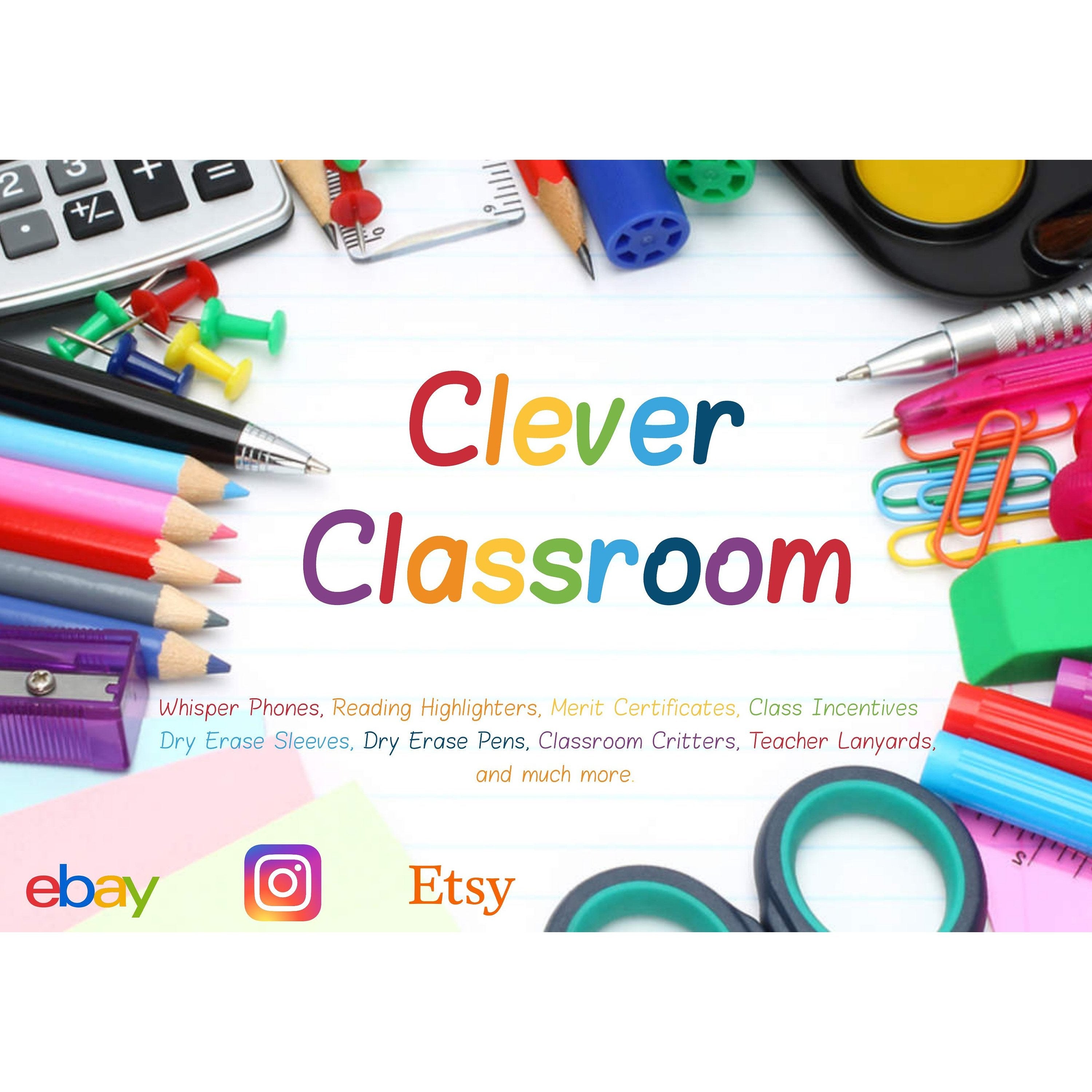 cleverclassroom-net-au - 28cm Aus Made - Classroom STAR Desk Spots - Dry Erase STARS - Dry Erase Desk Spots