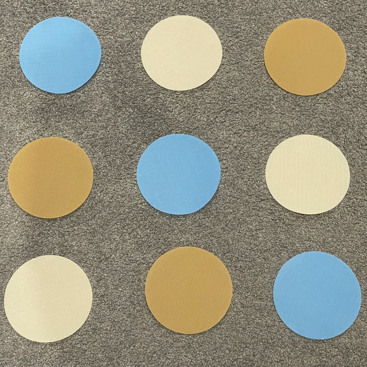 Dim Gray NEW!! 30 Boho BLUE Colours - Clever Spots Classroom Place Markers