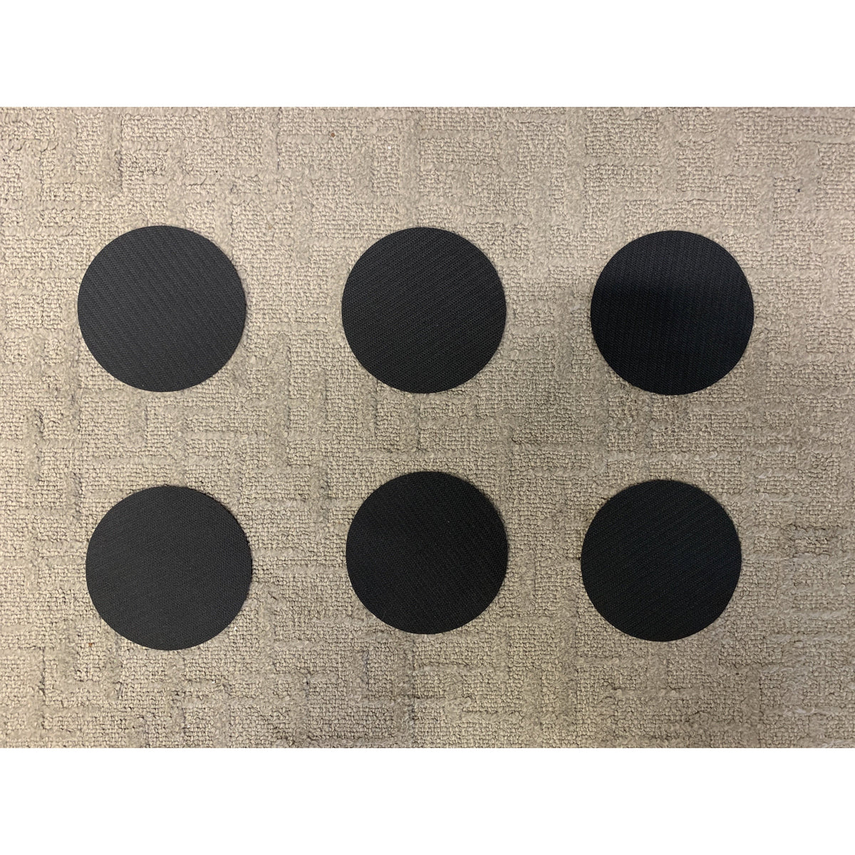 Rosy Brown 30 All Black - Clever Spots Classroom Place Markers