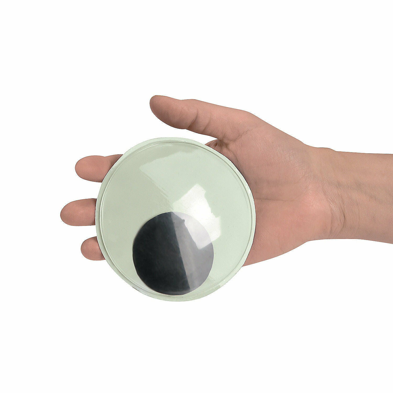 Rosy Brown Enormous 100mm Joggle Moveable Black Eye Wiggly Googly Eyes Craft Stick On