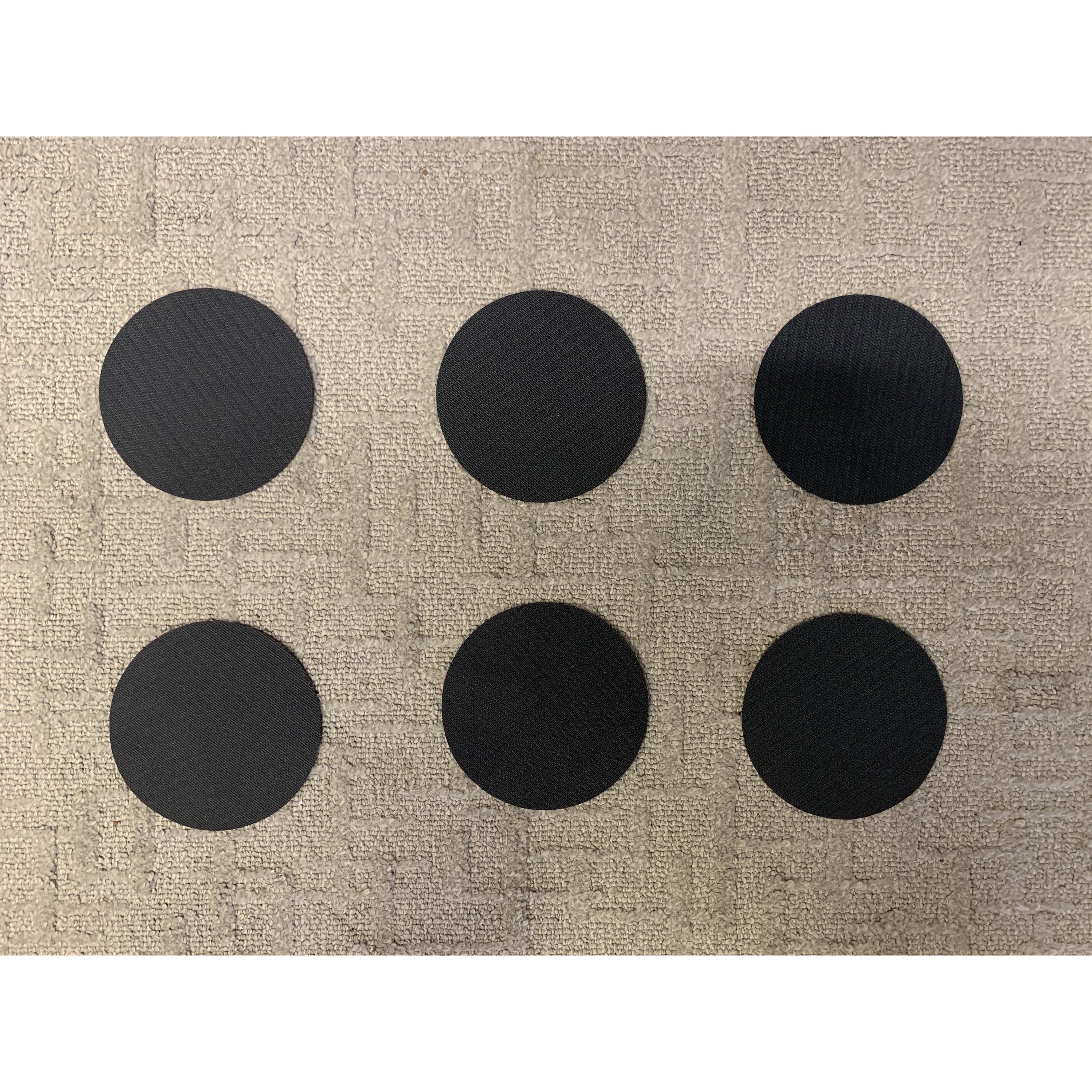 Rosy Brown 6 All Black - Clever Spots Classroom Place Markers