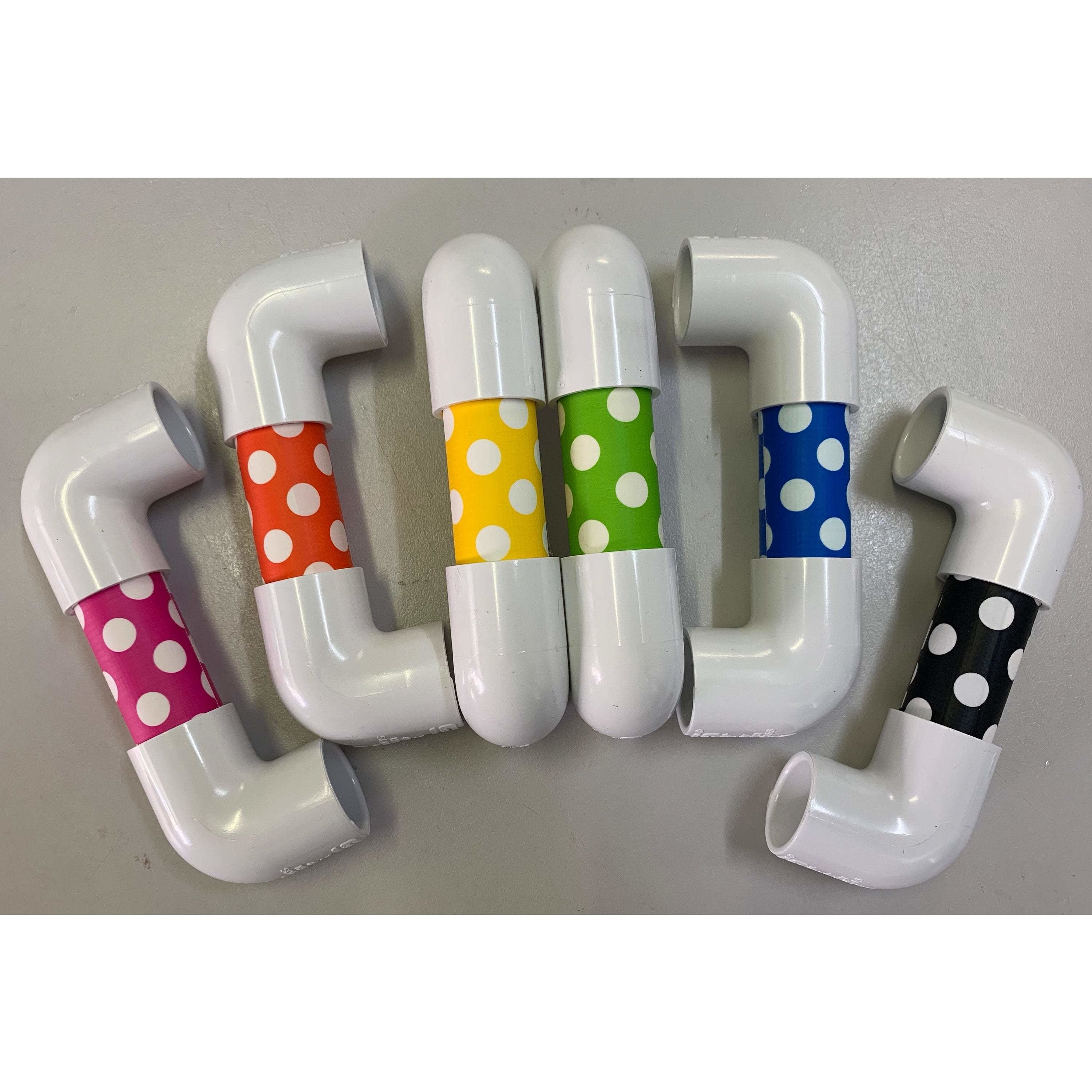 NEW 6 Pack Polka Dots Whisper Phones - Clever Classroom