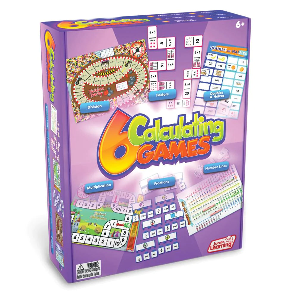 Dark Gray 6 Calculating Games