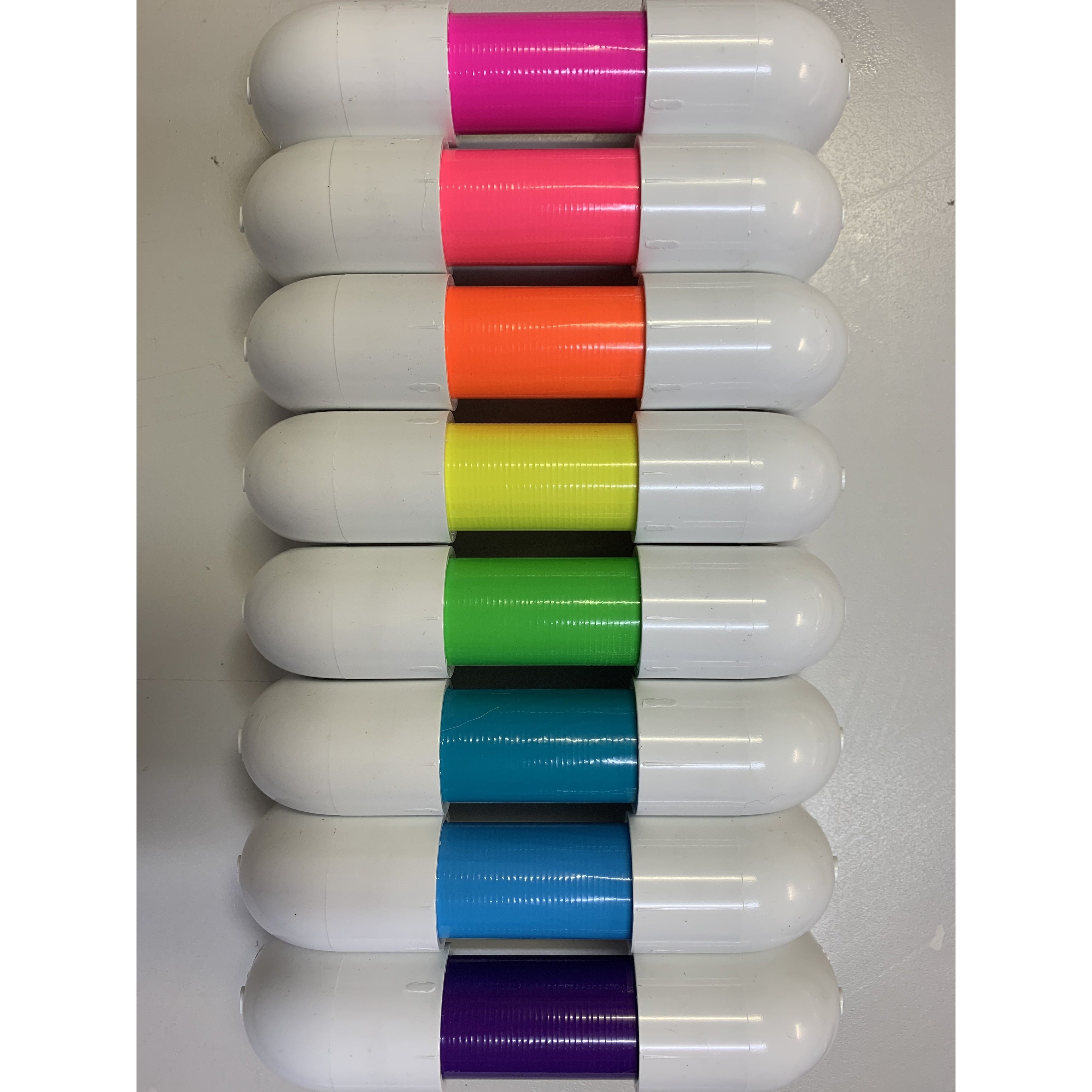 Dark Gray 8 Pack Neon Colours Whisper Phones