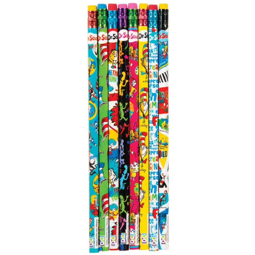 Dark Slate Gray Dr Seuss Express Yourself Motivational Pencils Bright Colours Classroom teacher resource
