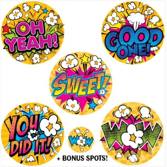 Dark Slate Gray Popcorn Scratch n Sniff Stickers - 84 stickers per pack
