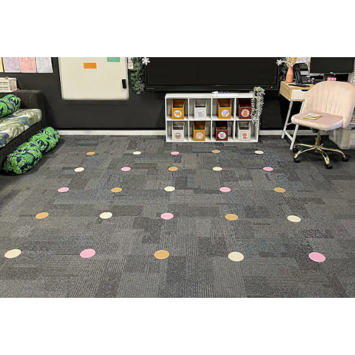 Dim Gray 36 Boho PINK Colours -  Clever Spots Classroom Place Markers