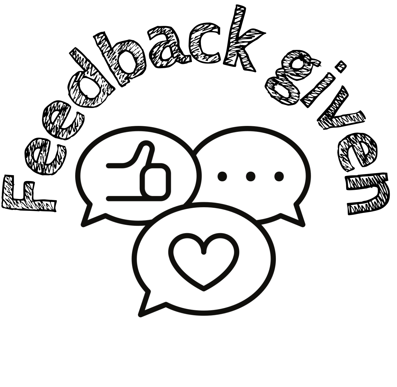 Light Gray Feedback given Teacher Stamp Self-inking 30mm round