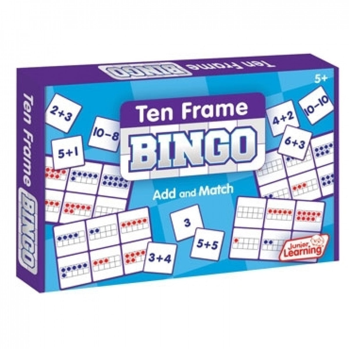 Steel Blue Ten Frame Bingo