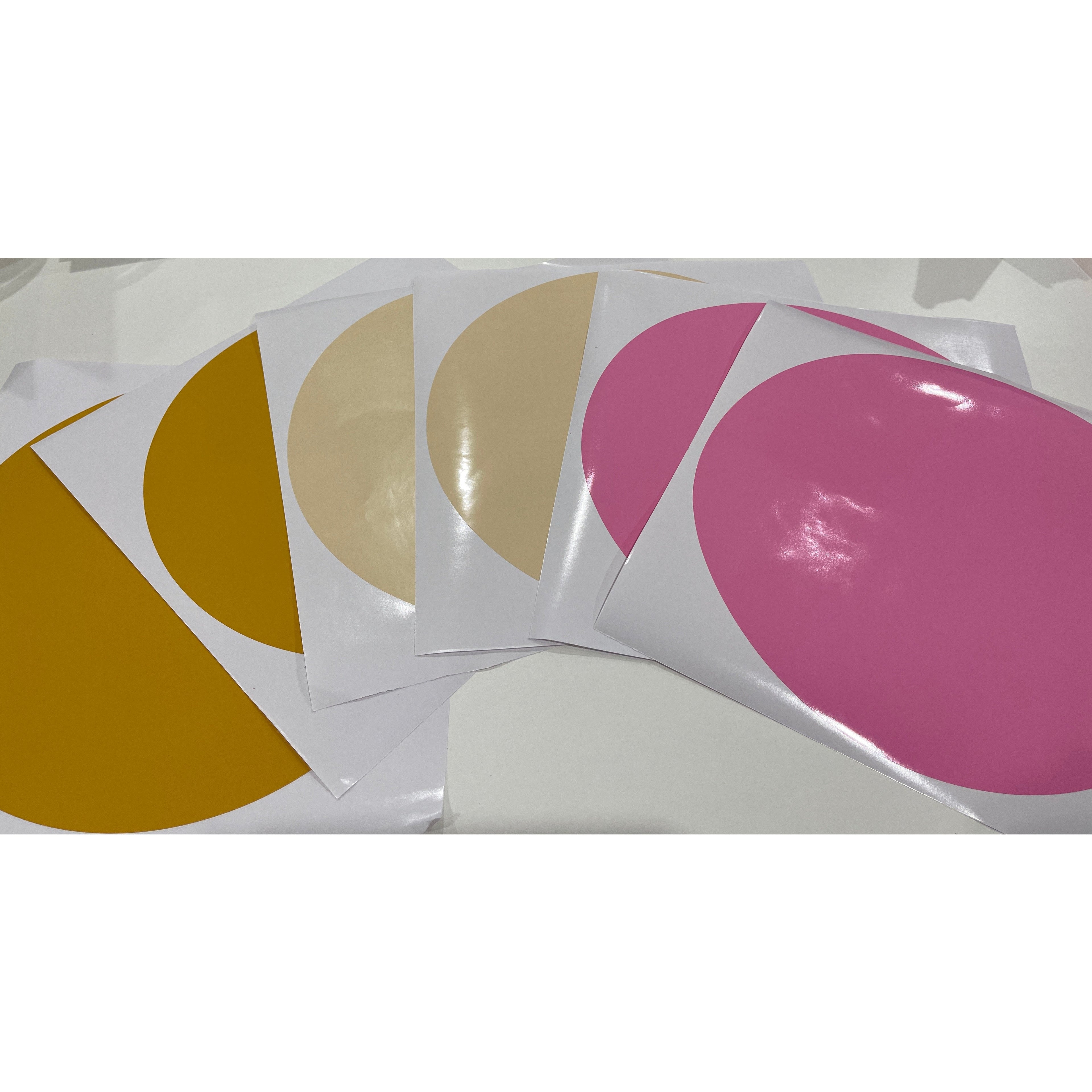 Gray NEW! Boho 29cm diameter Aus Made - Classroom Table Dots Dry Erase Circles