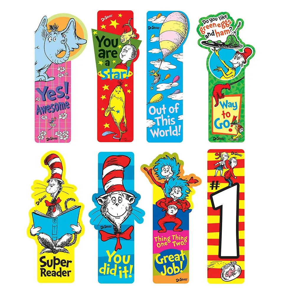 Light Gray BRAND NEW!! Dr Seuss Incentive Bookmarks