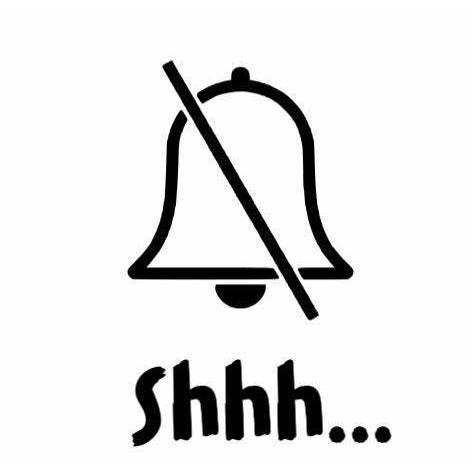 cleverclassroom-net-au - LARGE Silent symbol and "Shhh..." - Tap / Touch / Push Lights - 140mm / 5.5inch diameter - Tap Lights