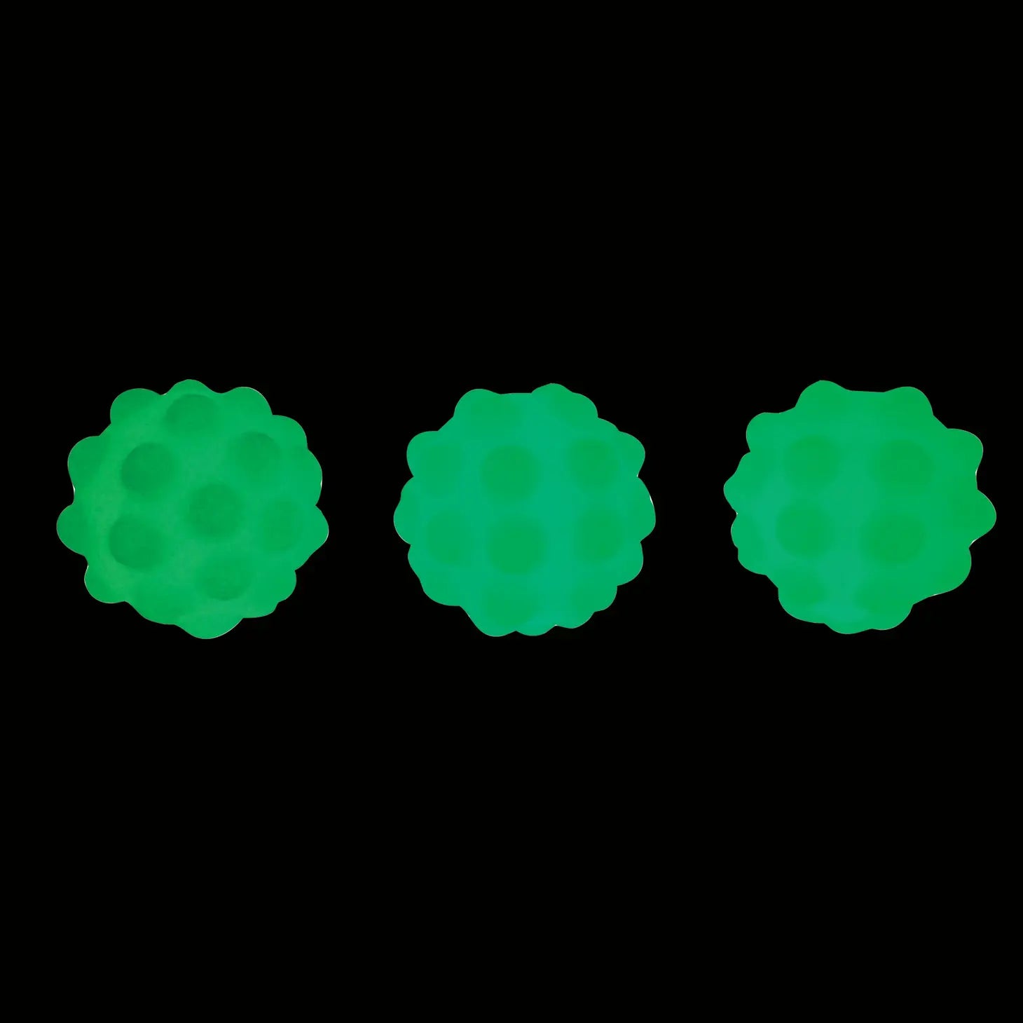 Glow in the Dark Poppin squish ball